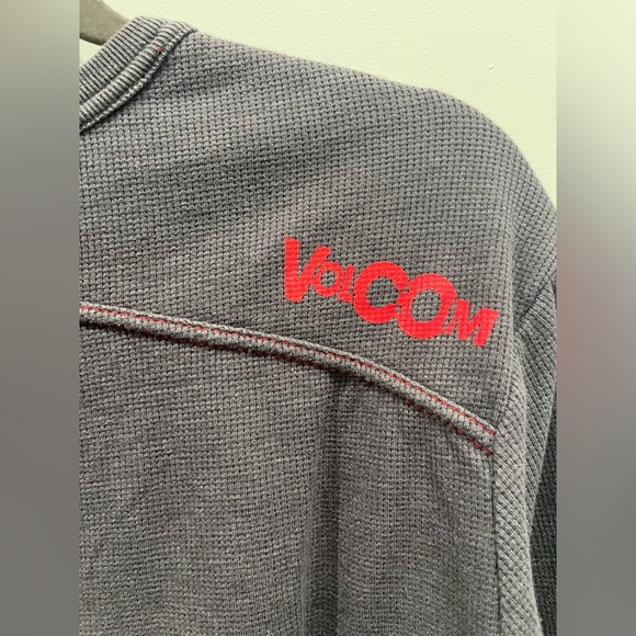 Volcom Mens Waffle Knit Thermal Long Sleeve - Picture 5 of 6